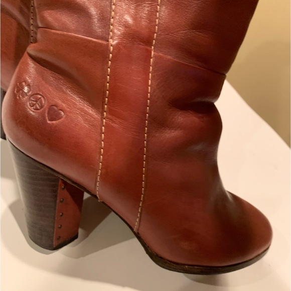 Cognac brown riding boots - Picture 15 of 16